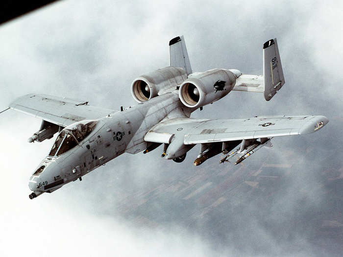 The phrase "Go Ugly Early" is associated with the aircraft. It refers to calling the Warthog in for heavy close air support early on in an engagement.