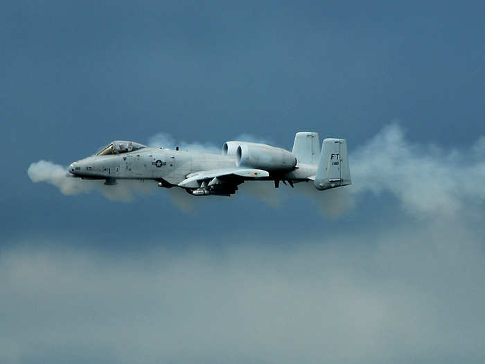 The A-10 can hold 1,174 rounds of ammunition for the Avenger cannon.