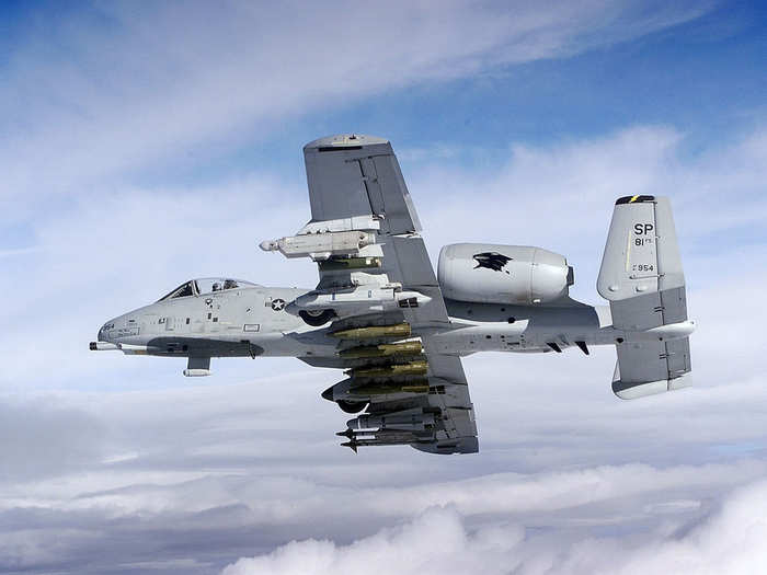 A warthog fully loaded with eight tons of firepower is truly a sight to behold.