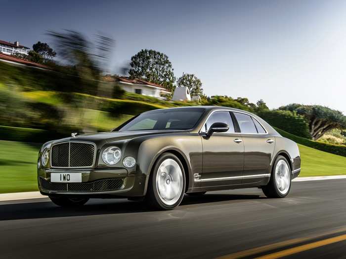 These days Ive is chauffeured around in a Bentley Mulsanne. This year