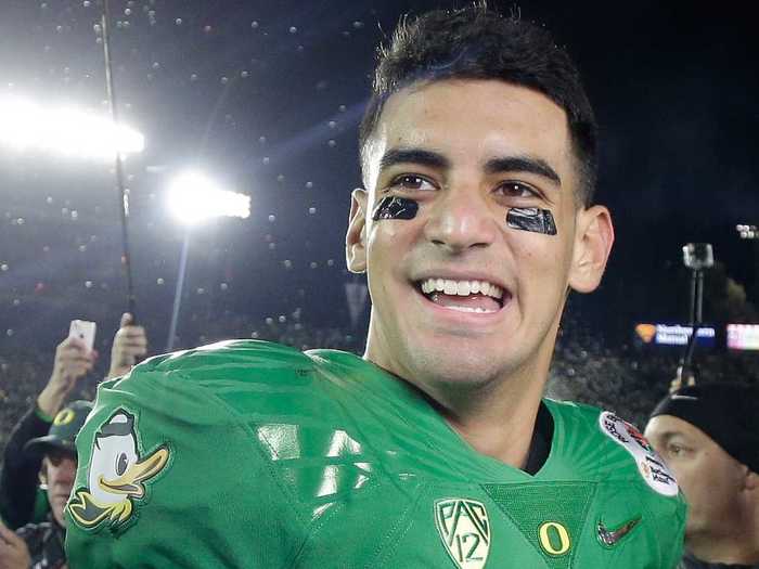 3. Marcus Mariota, Oregon quarterback (previously: 1st)