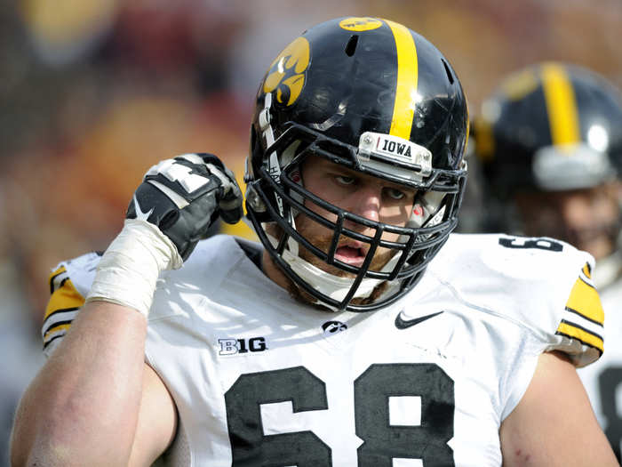 9. Brandon Scherff, Iowa offensive lineman (previously: 8th)