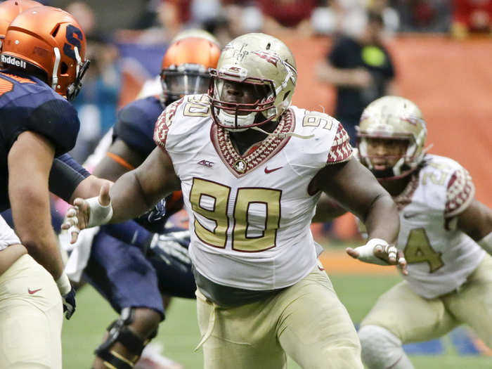 27. Eddie Goldman, Florida State defensive lineman (previously: 27th)