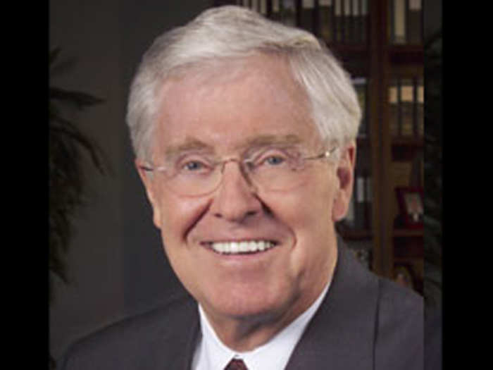 #6 (tie) Charles Koch