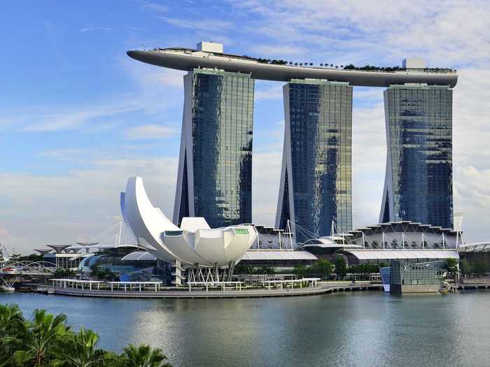 The Marina Bay Sands isn