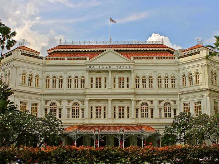 But the more traditional Raffles Hotel is probably the real most iconic hotel in the city. It