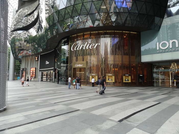 Most of the shopping centers around Orchard Road, and ION Orchard is perhaps the nicest shopping mall.