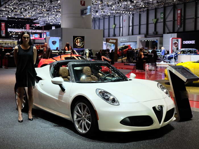 Alfa Romeo introduced the much-awaited, open-top 4C Spider to the European motoring public ...