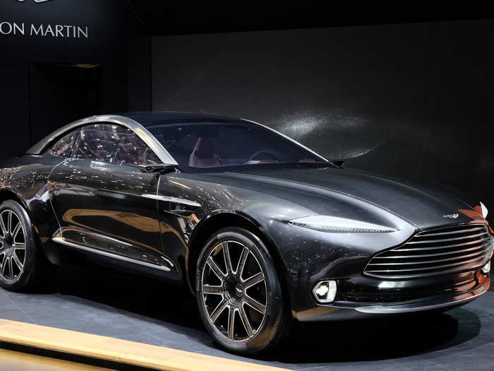 Then Aston hit us with something from the other end of spectrum — the DBX, an electric 4X4 coupe.