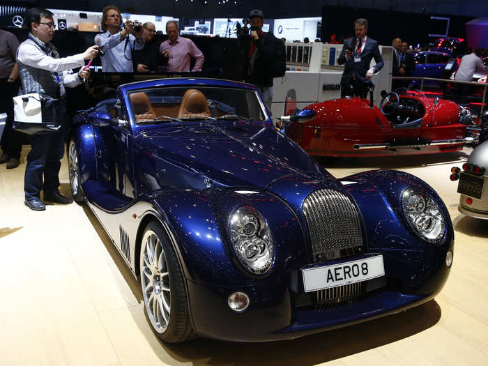 Fellow English manufacturer Morgan showed off the latest variant of its BMW-powered, retro-chic Aero 8 sports car.