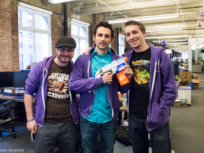 The purple Twitch hoodies are considered prized possessions in the gaming community. The company sold 2,000 sweatshirts when its online store relaunched last year; today, they go for upwards of $500 on Ebay.