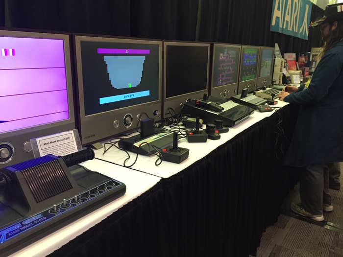 The collection also included playable versions of many of Atari