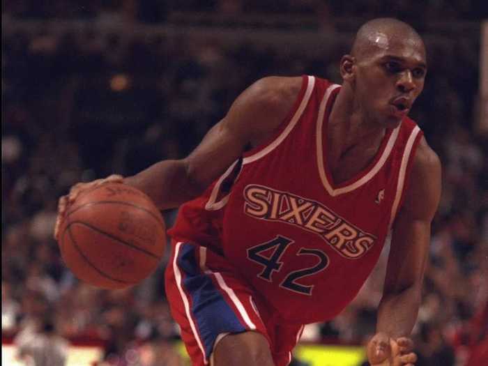 Jerry Stackhouse was taken third by the Philadelphia 76ers.