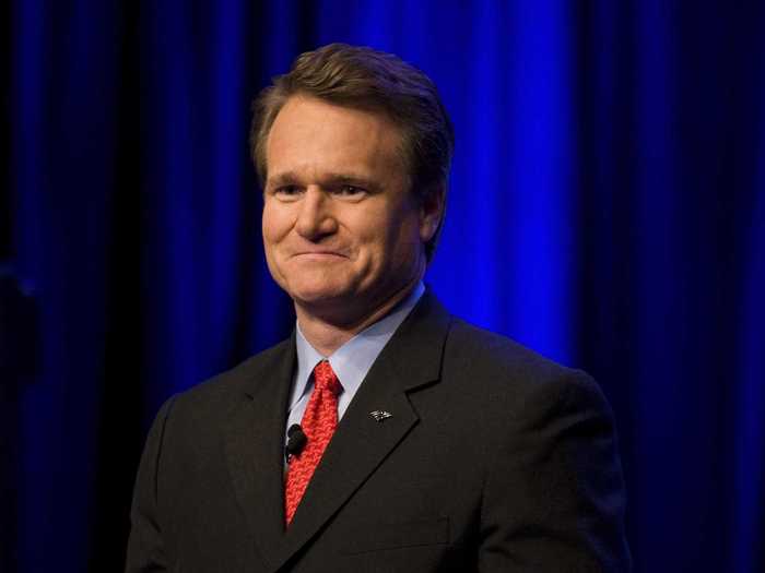 Bank of America CEO Brian Moynihan was known for his competitive spirit as co-captain of the Brown rugby team. Moynihan, a history major and Brown Trustee, met his wife Susan Berry at Brown. He graduated in 1981.