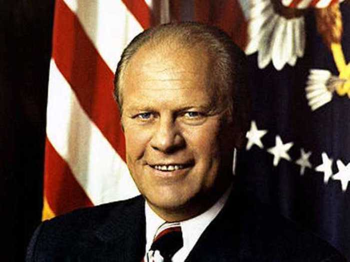 President Gerald Ford coached the football and boxing teams at Yale while attending law school. He graduated in 1941.