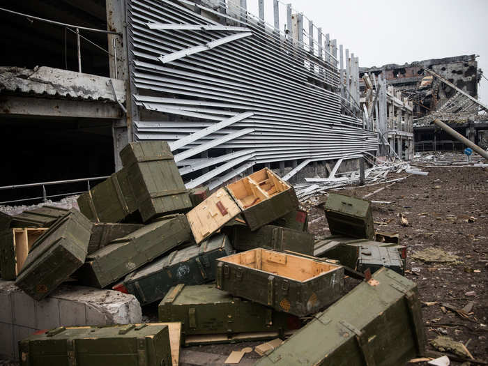 Debris and rubble are everywhere you look. There