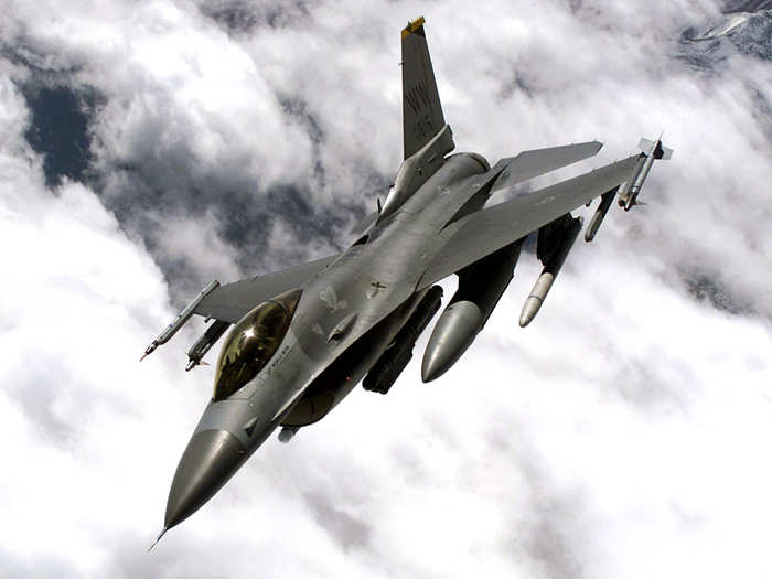 The F-16 is flown by more than 25 countries.