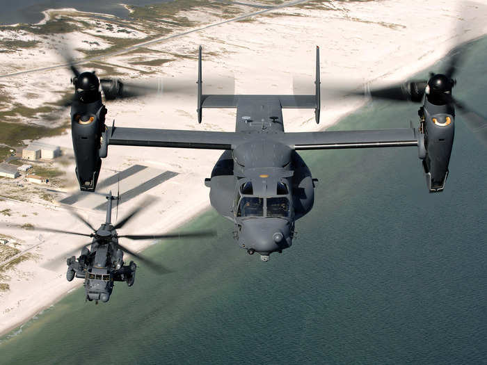 The Osprey is maybe the coolest rotary-wing bird in flight right now. It