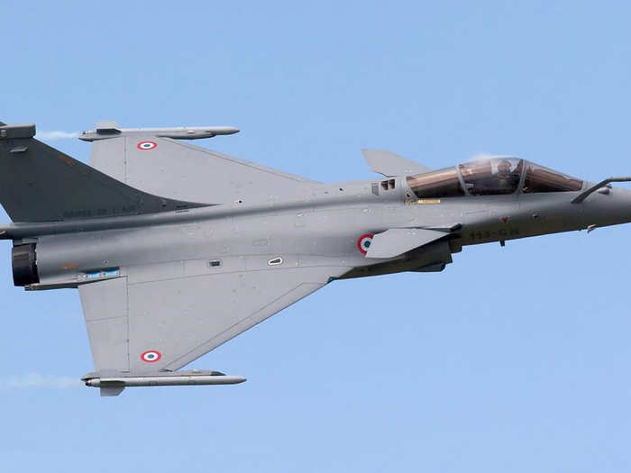 The French Rafale is a twin-engine marvel of maneuverability.