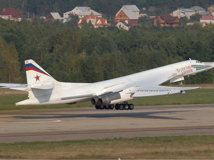 The Tupolev Tu-160 is Russia
