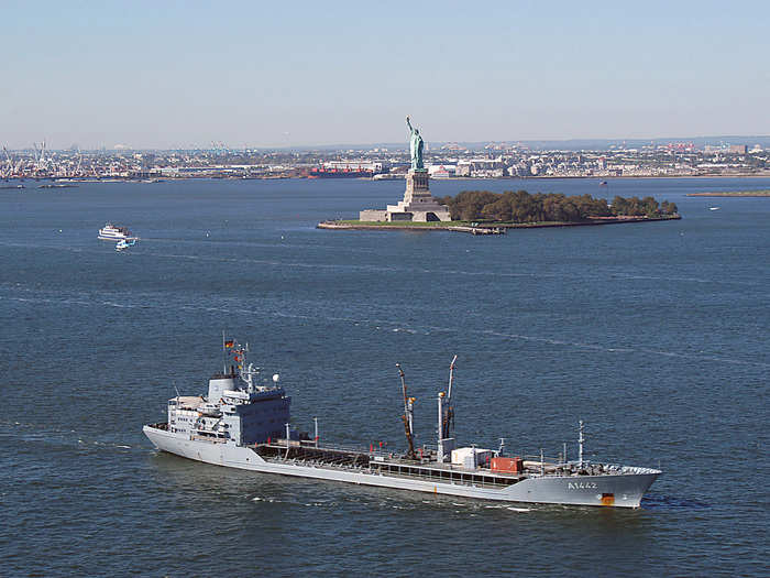 The group is being supported by the Spessart, a Rhön-class tanker commissioned by the German Navy in 1977. The ship previously survived an attack by a 7-man pirate boat with its on-board security team repelling the would-be attackers with small arms fire.