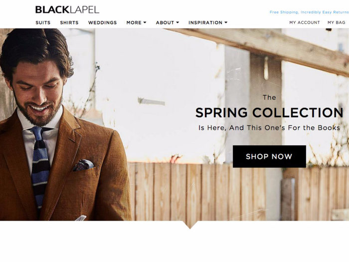 An alternative to Indochino, Black Label also offers custom suit making.