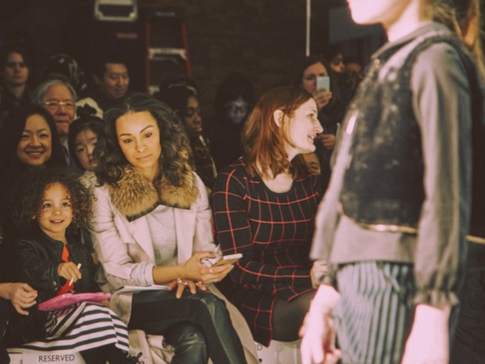 London has gotten lots of press, and even attended Kids Fashion Week as an ambassador.