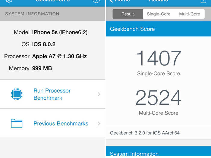 Give your phone a physical with Geekbench 3.