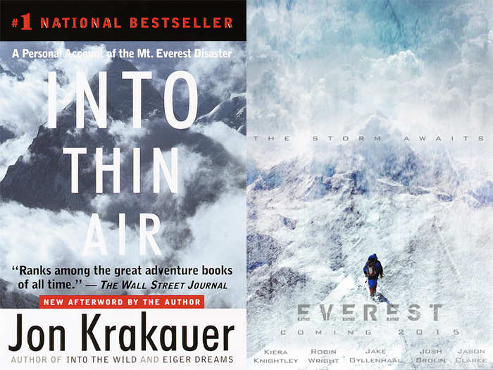 "Everest" based on the book "Into Thin Air" by Jon Krakauer