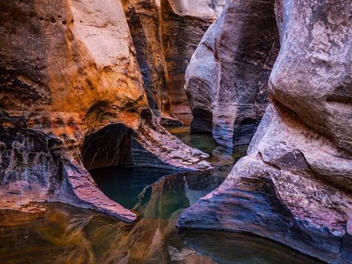 The Subway in Zion National Park, Utah