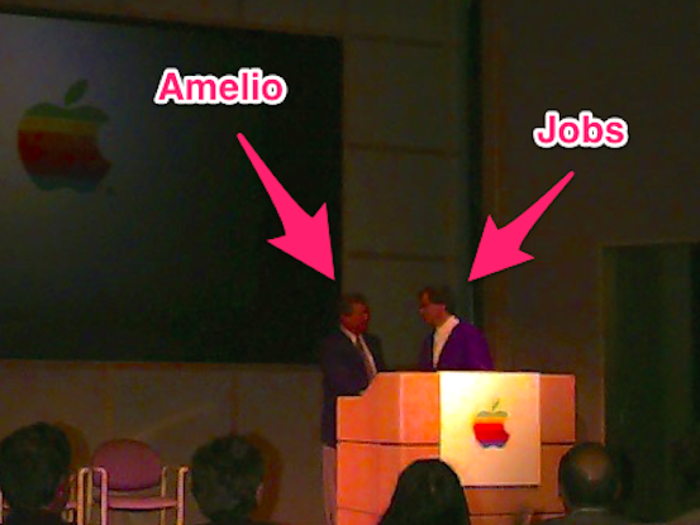 On Apple CEO Gil Amelio, who was CEO in 1996 before Jobs took over in 1997: "But how can he be a turnaround expert when he eats his lunch alone in his office, with food served to him on china that looks like it came from Versailles?"