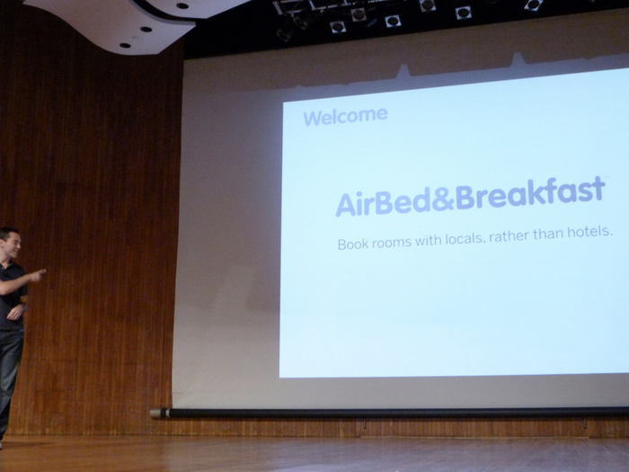 Airbnb was initially called AirBed&Breakfast. It was a marketplace for crashing at a local