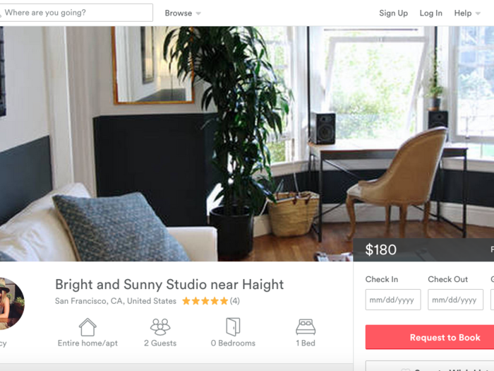 For reference, Airbnb now looks like this: