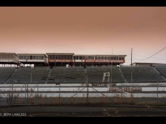 Though the track was only abandoned relatively recently, it