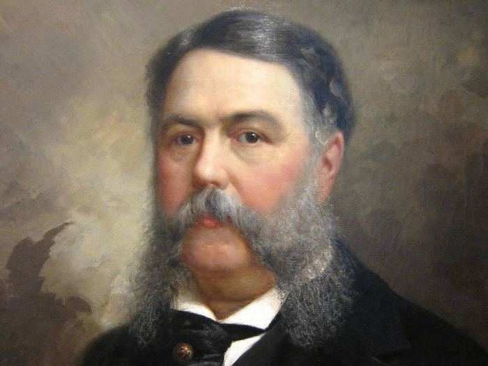 10. Chester Arthur