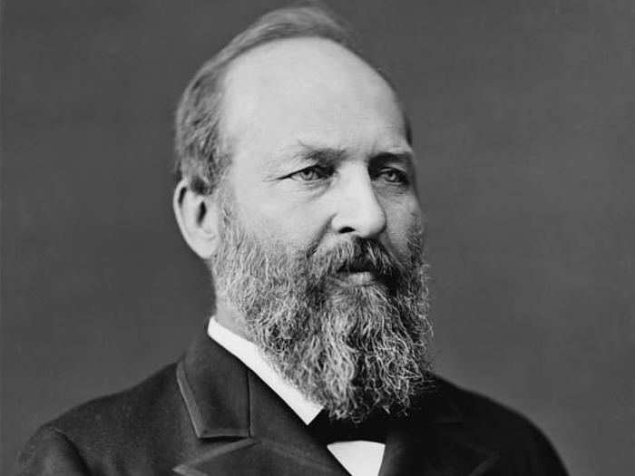 9. James Garfield