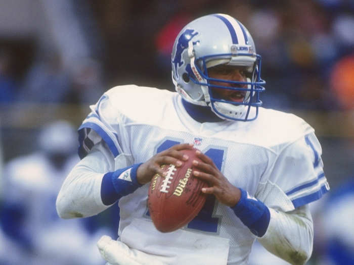 Andre Ware was picked No. 7 overall by the Lions in 1990.