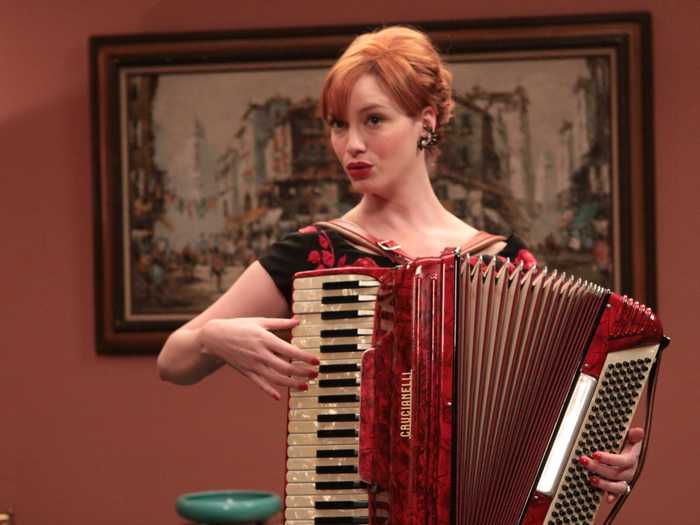 MTV fans might have seen Christina Hendricks before she played Joan Holloway on "Mad Men"...