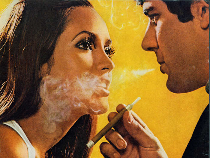 1969: Tipalet wants you to know that cigarettes are made for men, but instantly attractive to women.