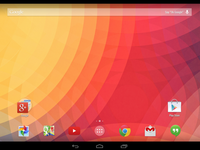 The Google Now Launcher strips your home screen down to the basics.