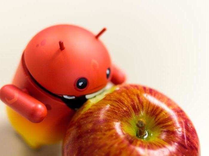 Now check out how Android is different than the iPhone...