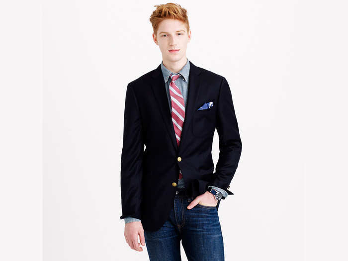 A navy blazer is more useful than you may think.