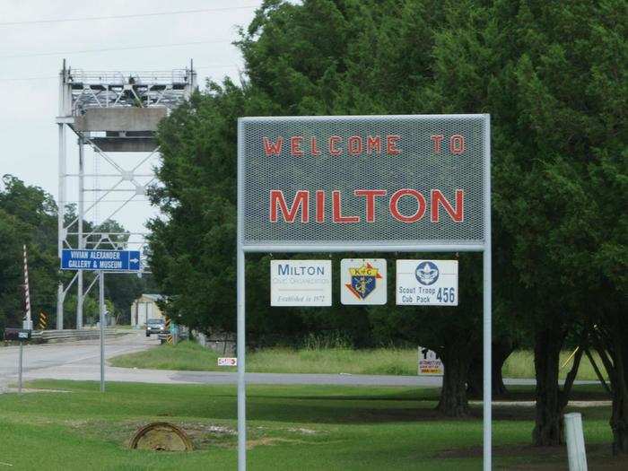 7. Milton, Louisiana