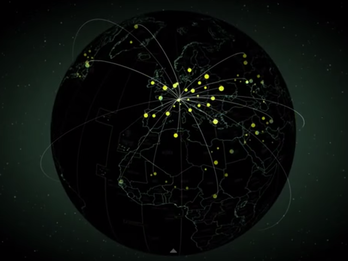 Over 100,000 computers try to make sense of all this data, and thousands of scientists around the globe work on data from the giant machine. The World Wide Web was actually invented at CERN in the early 90s so that physicists could share data from CERN