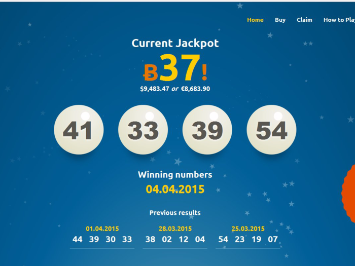 BitBall is an online Powerball lottery, where you buy tickets in Bitcoin. They use real-life Powerball drawings, but you don