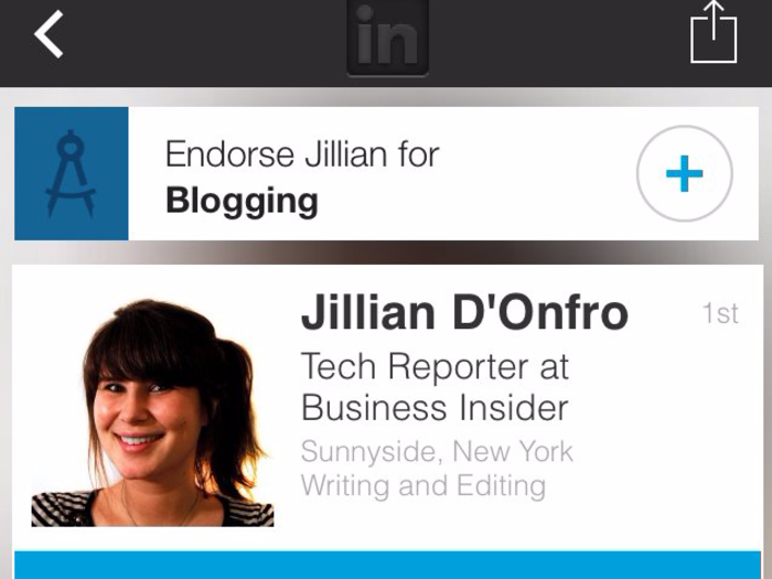 5. Failing to provide a link to your LinkedIn profile.