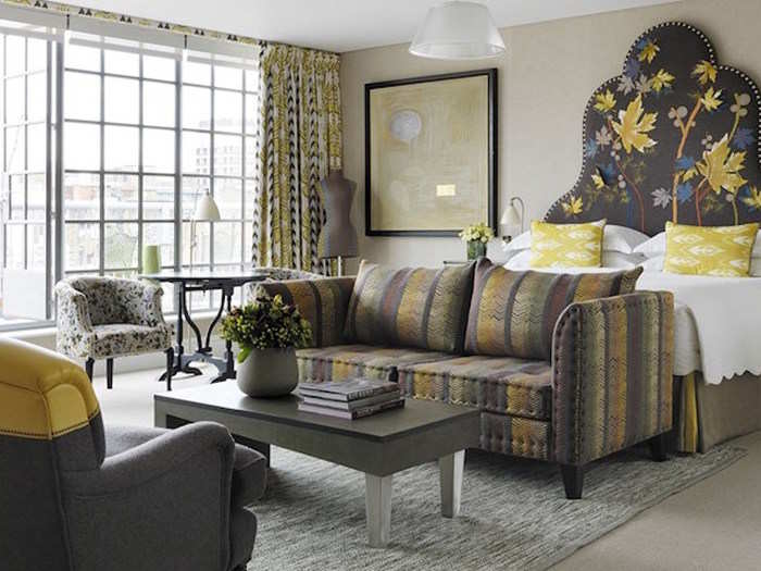 The Soho Hotel, No.11, is owned by Firmdale Hotels — the same group behind the Ham Yard Hotel. Rooms start at around £485.