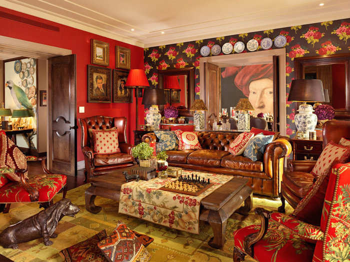 And this is the Cinema Suite, created by Sabyasachi Mukherjee, an Indian designer. It