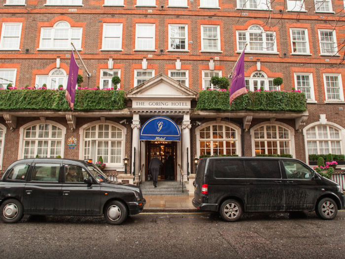 No.5 is The Goring in Belgravia.