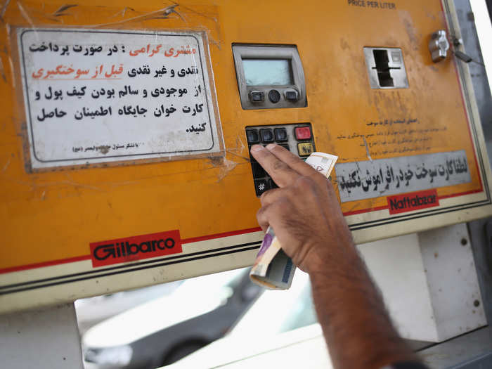 Every Iranian Moore talked to expressed frustration with the impact of international sanctions on Iranian society. Gas prices have risen dramatically in recent months as President Hassan Rouhani has tried to bring down Iran